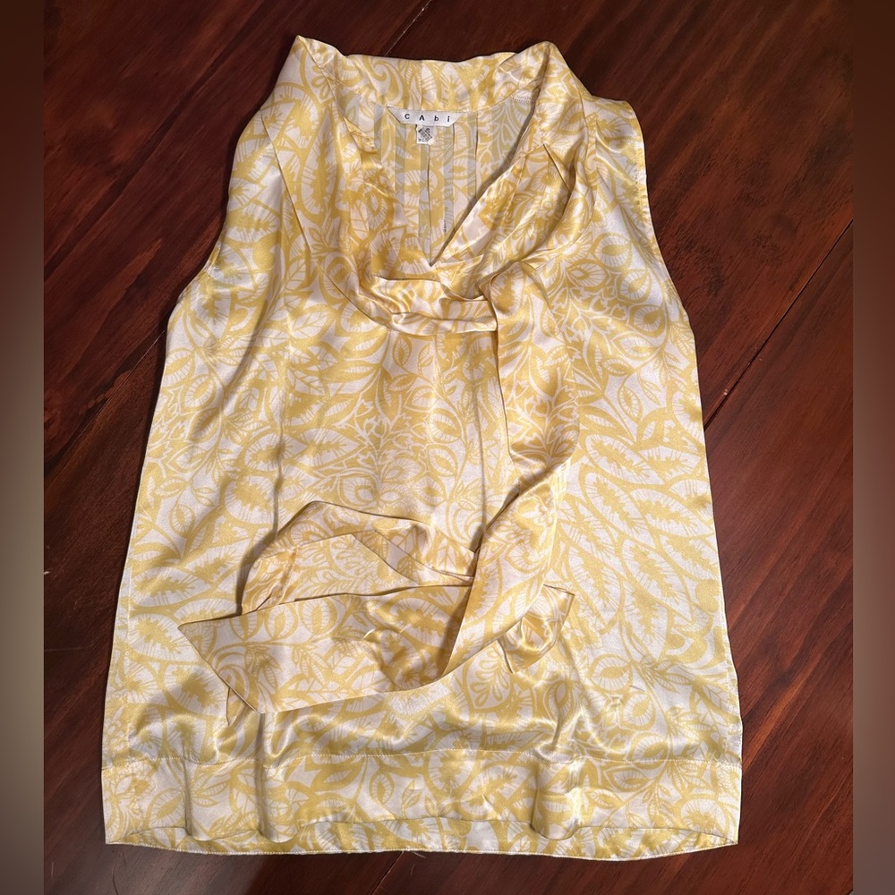 CAbi 100% Silk Top